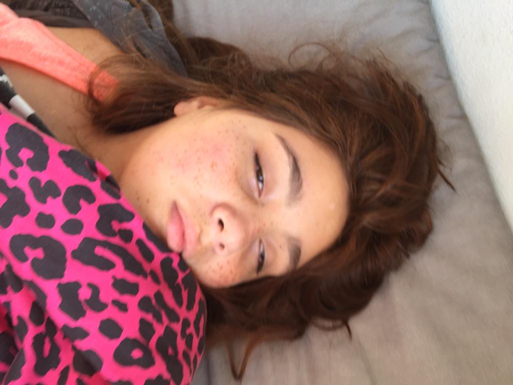 ButtermilkPanc2's tweet photo. My sister took a pic of me when I was sleeping. Aren't I just a sleeping beauty? (^_−)−☆ http://t.co/Oe8OASU4vZ