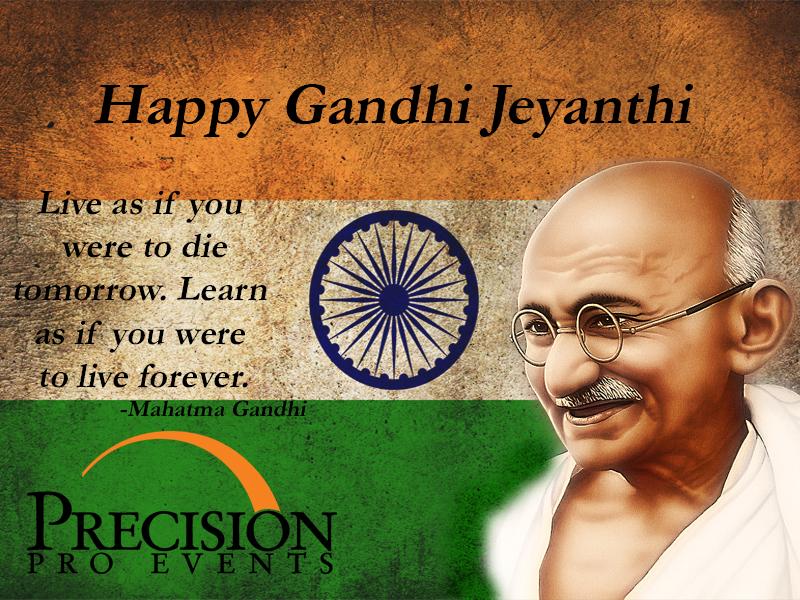 precision_pro's tweet photo. #precisionproevents 
Happy Gandhi Jeyanthi http://t.co/XWKAgZdMIb