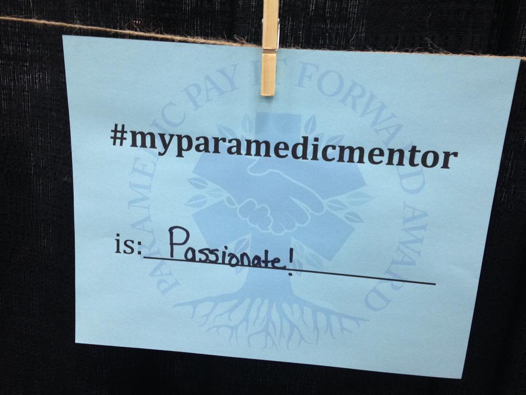 ParamedicPIFA's tweet photo. Define our new our award! Tell us what makes an outstanding mentor! win a FItbit! #PACE2015 #myparamedicmentor http://t.co/HfbIfGH2xS