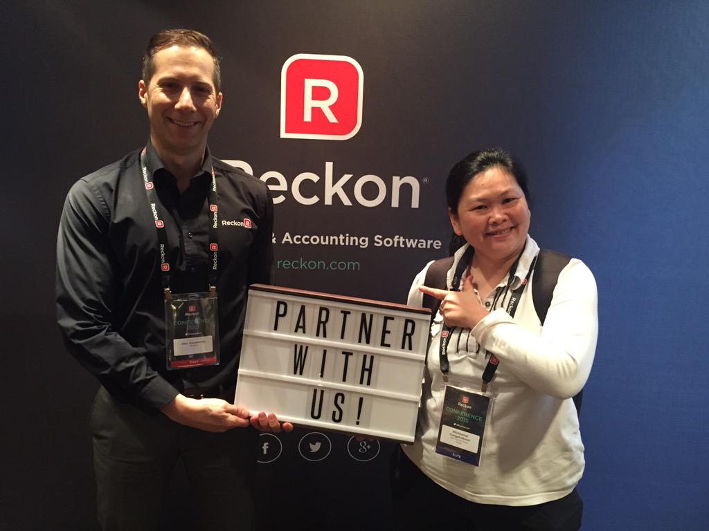alexalexandrou1's tweet photo. It's all about relationships and the @ReckonHQ Family! #reckonconf 'Partner with us' http://t.co/mq4JqSSdAS