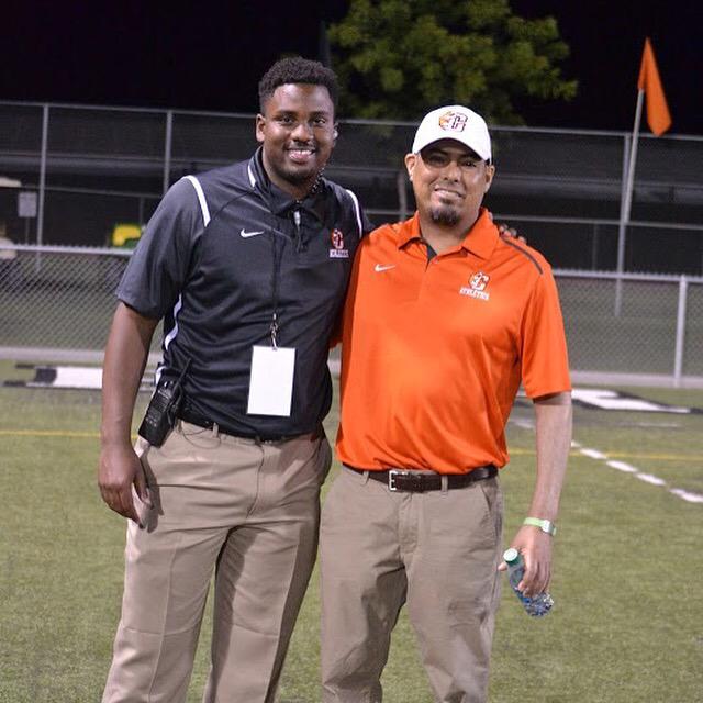 grizzlyathletes's tweet photo. Great to see Coach Justin Garza back on the sidelines!! http://t.co/8eKnQOKH74