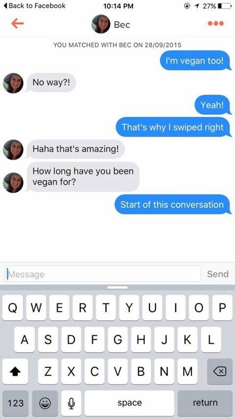 CauseWereGuys's tweet photo. Killing the game on Tinder http://t.co/9b4rkG4VLL