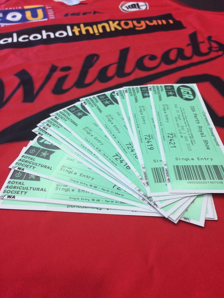 PerthWildcats's tweet photo. We have 8 double-passes to the @PerthRoyalShow to give away. RETWEET to go in the draw! #FreebieFriday http://t.co/mN5ODRpG07