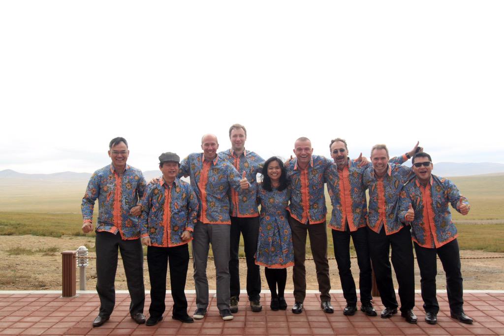ENGIE Indonesia celebrates #nationalbatikday with its own #batik design bit.ly/1iNDyYe