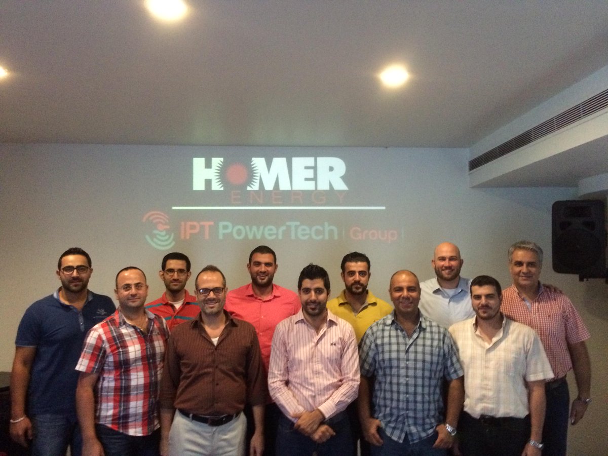 IPTpowertech's tweet photo. Our employees completed Homer Energy Training Program http://t.co/ZqgPaRC3Gz