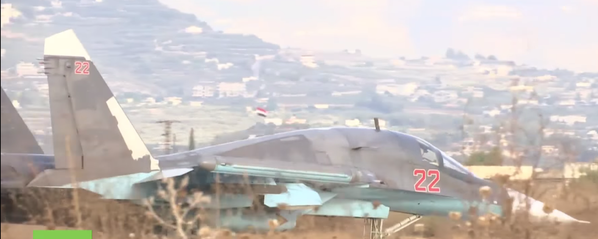 JulianRoepcke's tweet photo. #Footage
Russian ground attack jets Su-24 and Su-34 in #Latakia.
https://t.co/W9th5IBHyJ
#PutinAtWar #NFZ_NOW http://t.co/JFogM6a92z