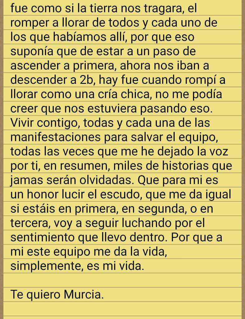 GambinCristina's tweet photo. #SentimientoRealMurcia ❤⚪
⬇ @ffrm_es ; @realmurciacfsad ⬇ http://t.co/3ybgklHVTN