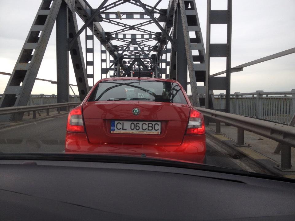 Nathxl's tweet photo. Crossing BG-RO in CBC car. Cool #interreg25 #bordersurveyEU http://t.co/5VK56UjFGu
