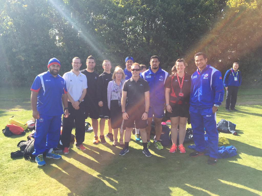 SBE PE team welcome the Samoan rugby team to <a href="/sbeschool/">SBE School</a> <a href="/RFU_schools/">RFU Schools Rugby</a>
