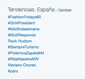 00Frequency's tweet photo. Madre mía!! Que somos Trending Topic en España ;) @FortepharmaESP #FashionFridays60 #yoelijocuidarme http://t.co/VyZAzdRomv