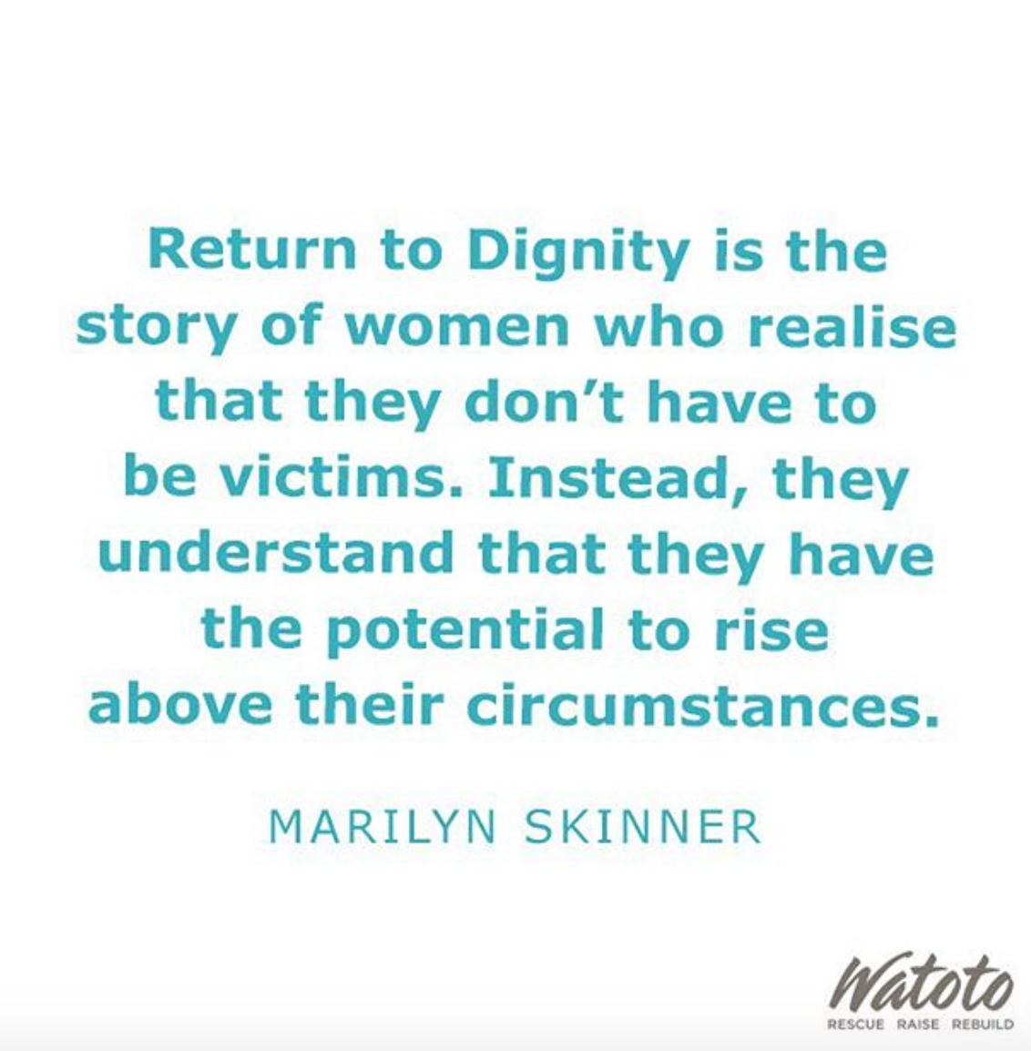 watoto's tweet photo. Beautifully said @marilynskinner ... #LivingHope #ReturnToDignity http://t.co/PGeLmAMzAh