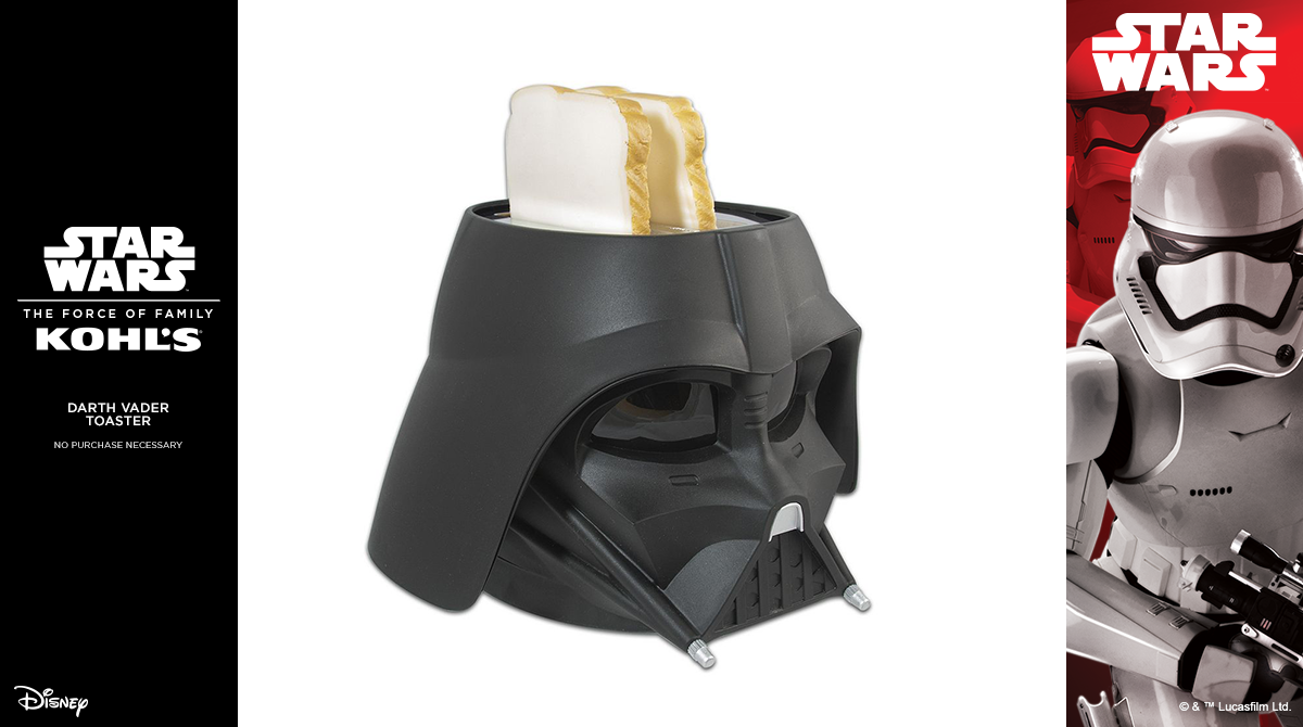 Kohls's tweet image. RT for a chance to win this #StarWars prize! Ends 10/6. oak.ctx.ly/r/3sgxw #ForceOfFamily #KohlsSweepstakes