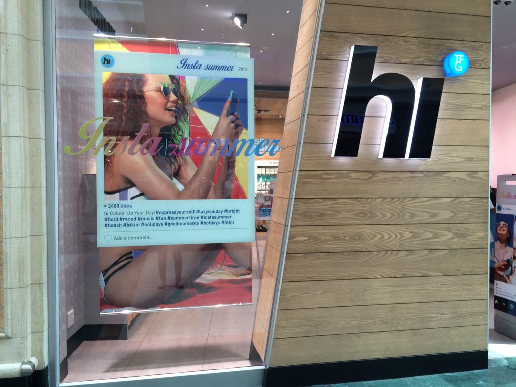 thewindowspace's tweet image. Fresh summer campaign that we&apos;ve just installed at Hi Canal Walk