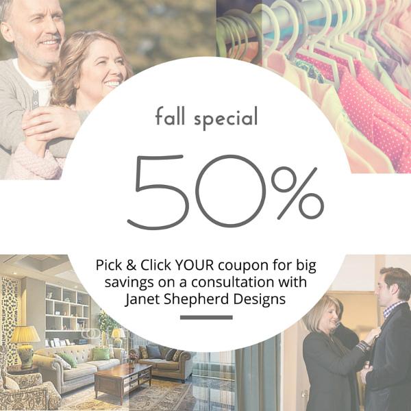 Half off home design consultation with Janet Shepherd Designs