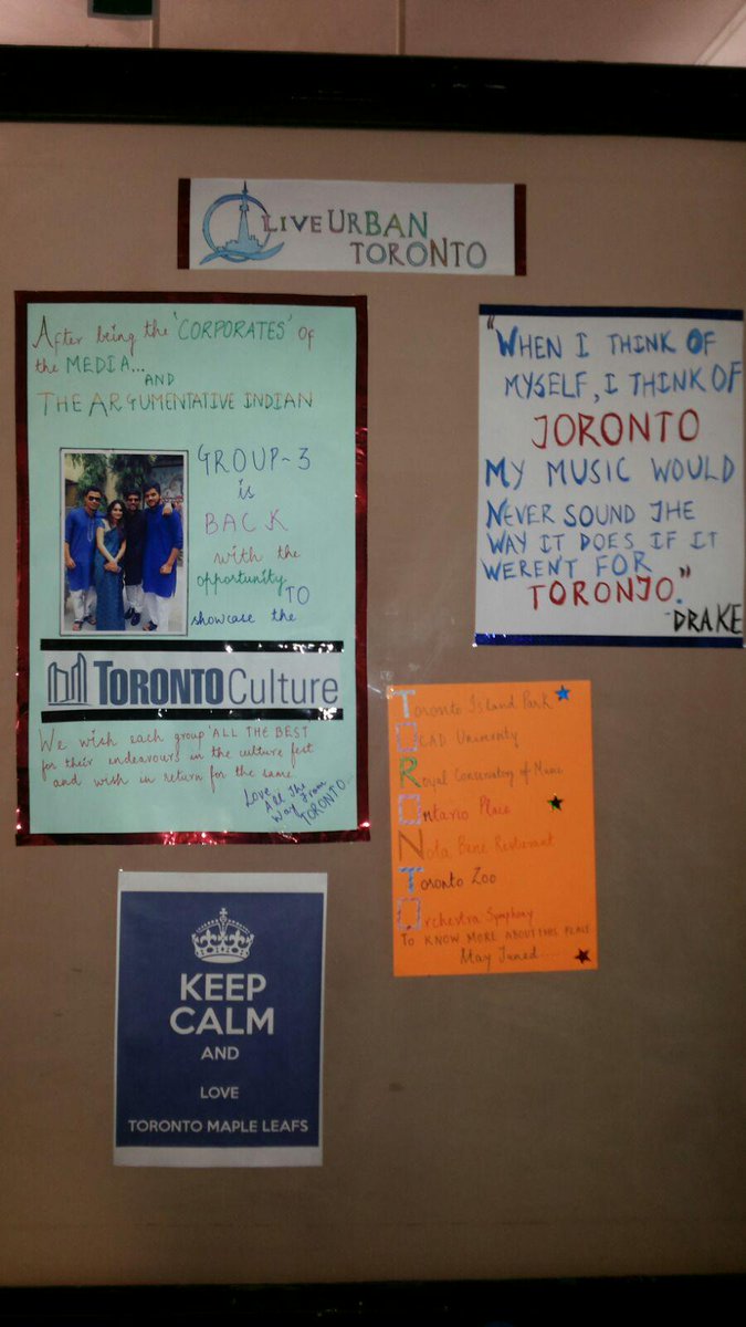 pparul25's tweet photo. Toronto resides in our heart #group3#culturalfest @DSCommunicates @archit92mahajan http://t.co/7bmrB9bZzN