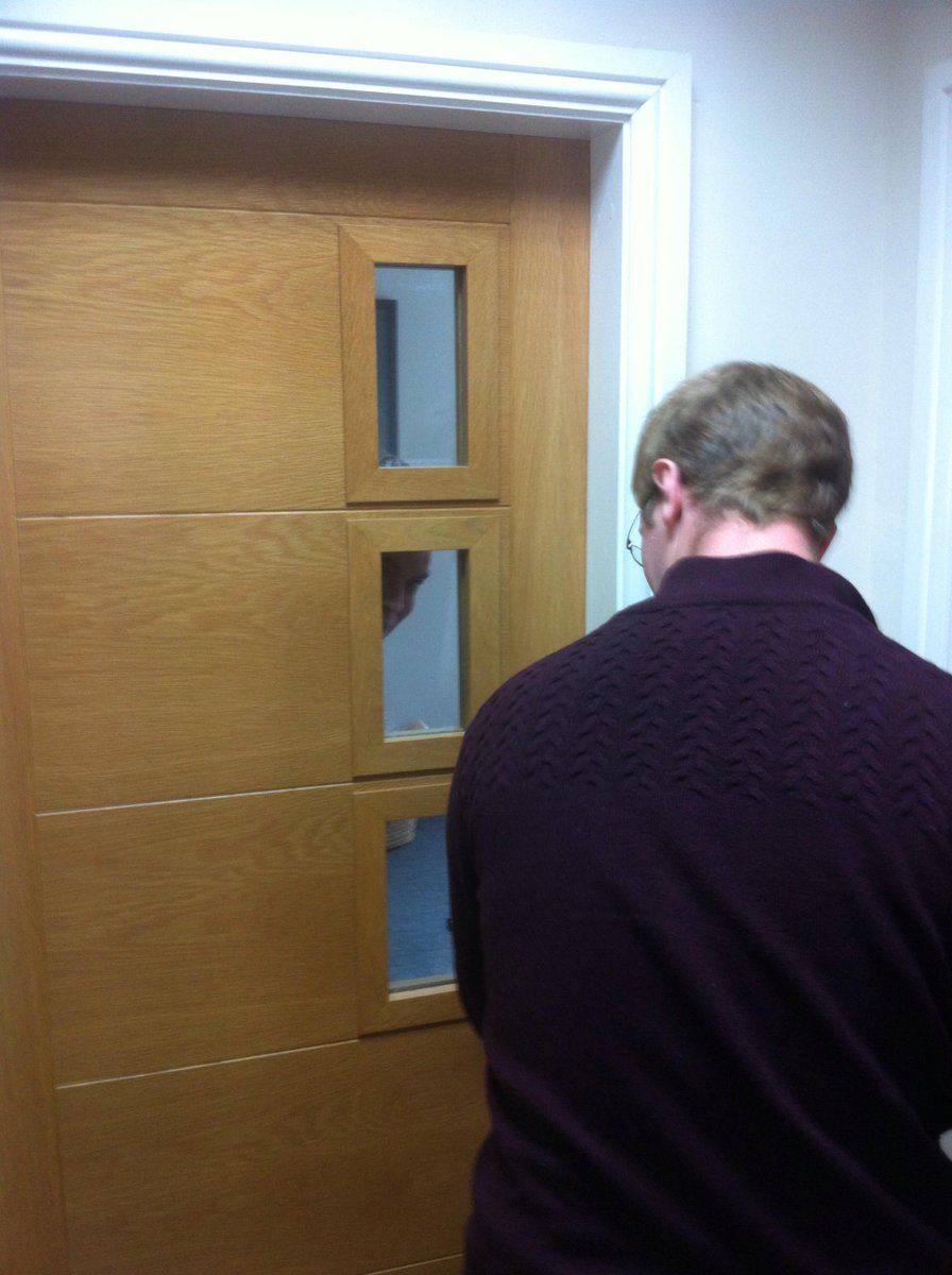 Databroker's tweet image. There may be a slight interruption in service as Dale Jago has been accidentally locked inside John’s office