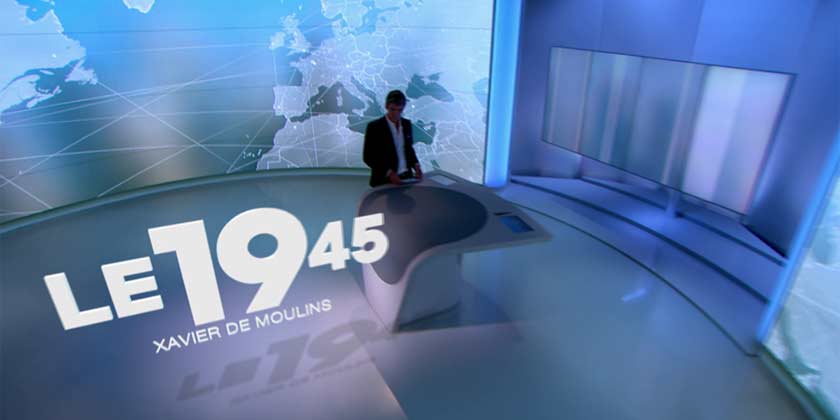 M6's tweet image. Lundi @xdemoulins reçoit @kevadamsss &amp;amp; @AudreyLamy dans le journal #19H45 pour parler d'#AladinLeFilm.
@AladinLeFilm