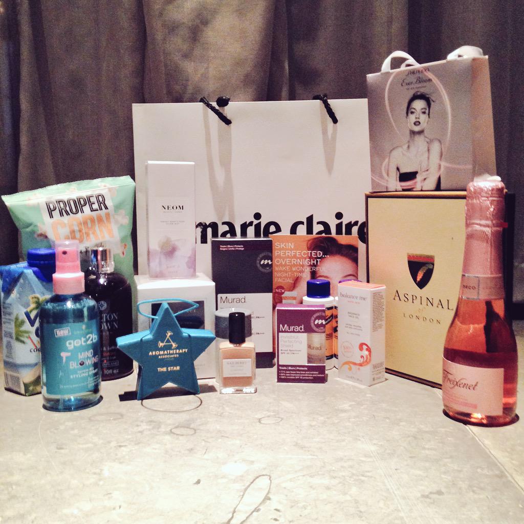 Our inspirational #MCWomenAtTheTop winners took home a gorgeous goodie bag last night...