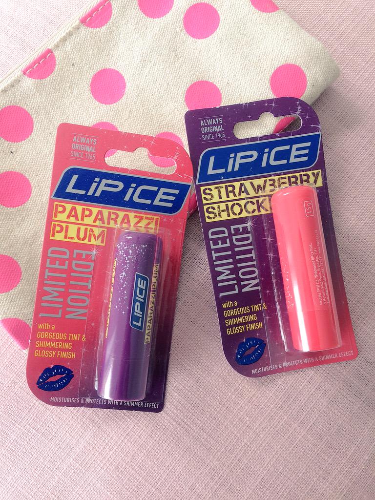 carlinnmeyer's tweet photo. #shimmerupthissummer with the new limited edition @LipIce_SA lip balms! 💜 http://t.co/T6BWaPUg1L