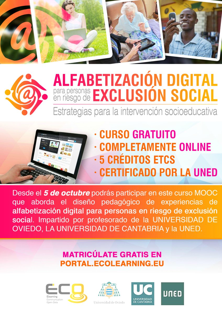 Sabelinah's tweet photo. Usando las TIC xa transformar la realidad social de las personas más vulnerables @ECOmooc #JoinECO #MOOC http://t.co/fWBoHFID66
