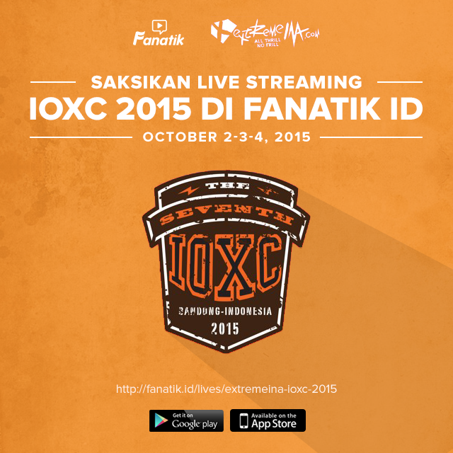 fanatikid's tweet photo. Tonton Live Streaming #IOXC2015 
@Fanatik, besok pagi, jangan lupa ya!!
@extremeina @IOXC_Games http://t.co/BeAyyb6jif