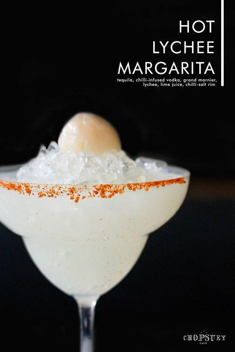 Spice up your night with our Hot Lychee Margarita at both Chopsuey Cafe and Chopsuey Cafe at Martin 38
#chopsueycaf…