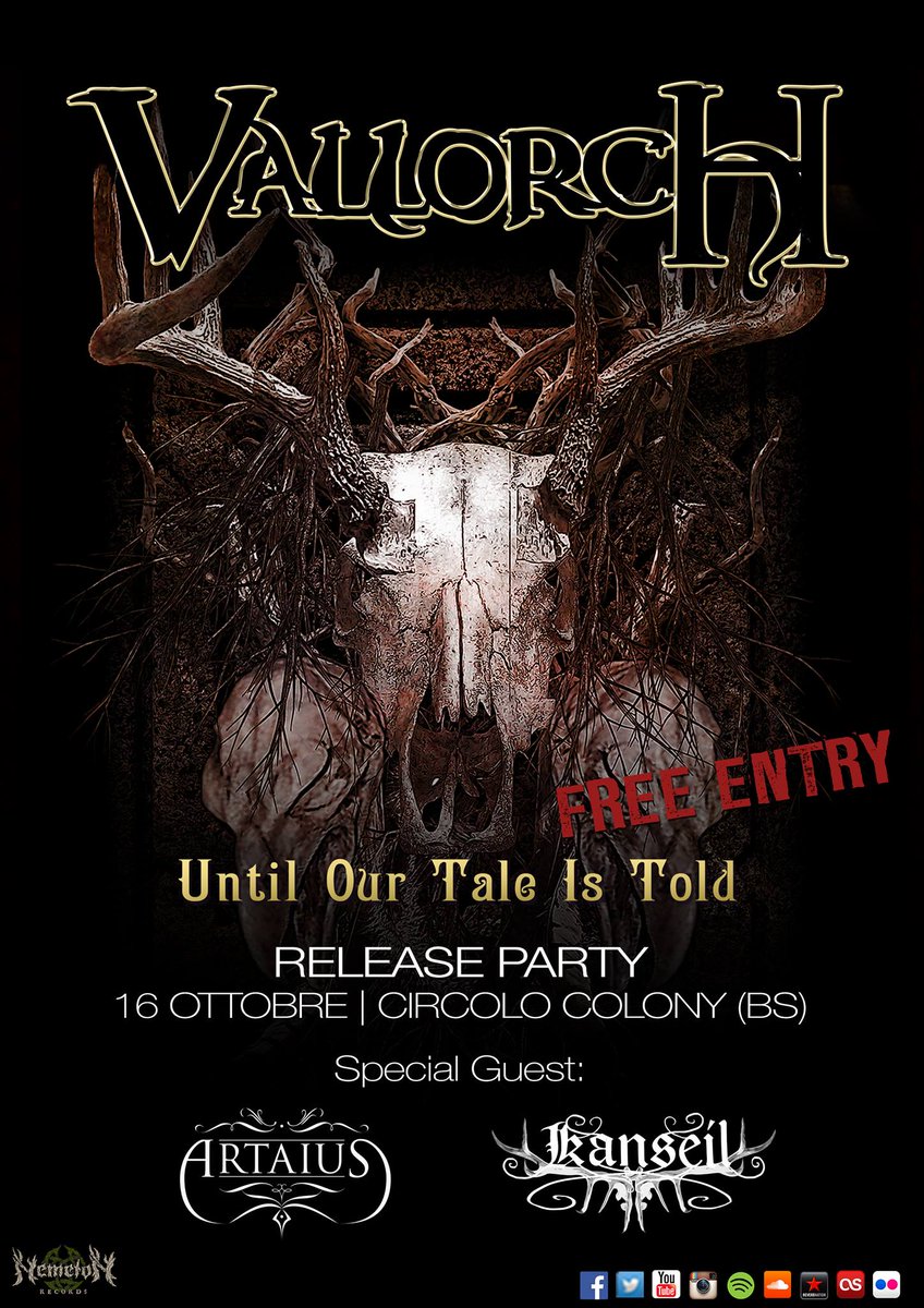 KanseilOfficial's tweet photo. Be there! ;)
@VallorcH Release Party with #Artaius 
#CircoloColony (BS)
https://t.co/uZN2JztwuS http://t.co/ytqiMYfk0B