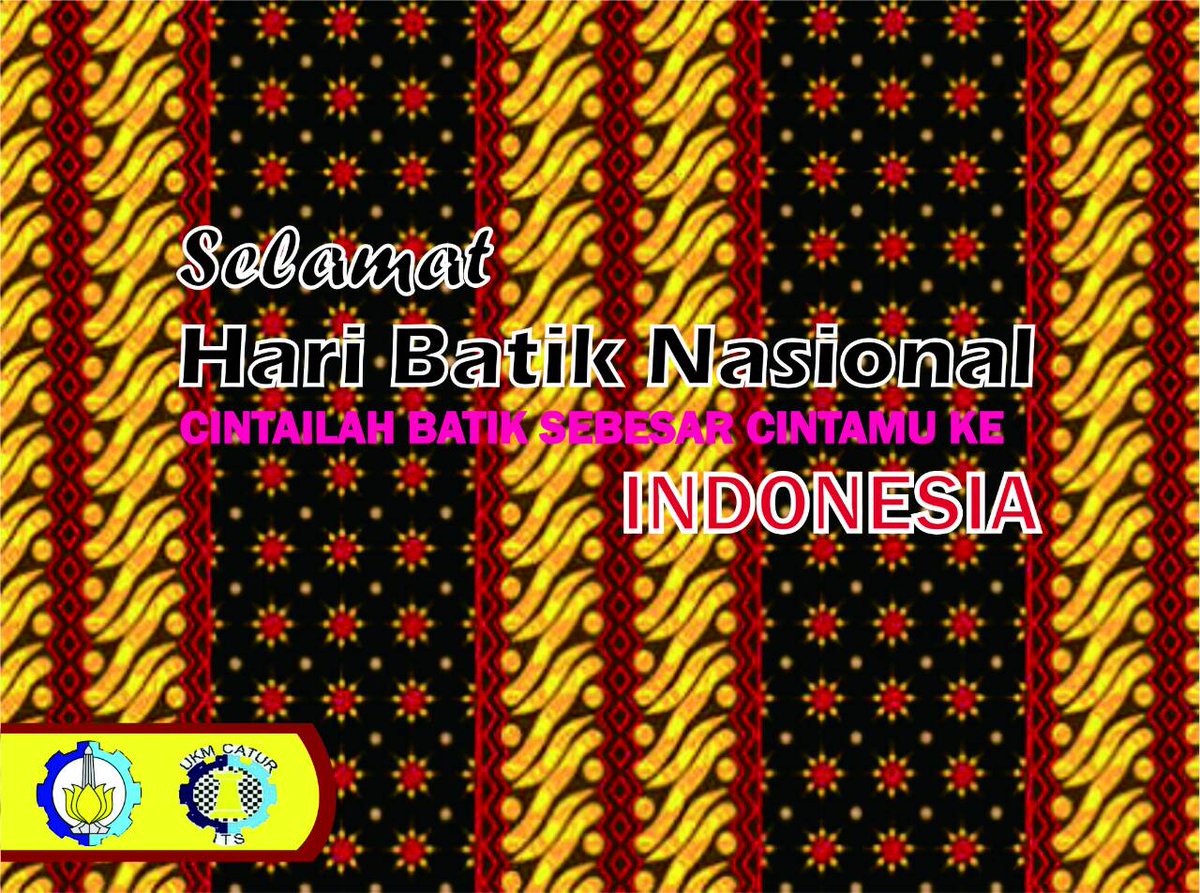 chessITS's tweet image. Selamat Hari Batik Nasional