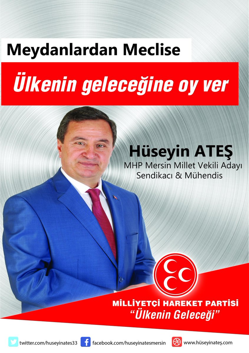 Ülkenin Geleceğine Oy Ver ! 
Ülkenin Geleceği Milliyetçi Hareket Partisi!