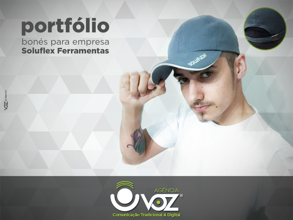 vozpropaganda's tweet photo. Mais um cliente satisfeito com o trabalho desenvolvido por nós: Boné feito para nossos parceiros da #Soluflex! 😃 http://t.co/EmbvkEwDRB