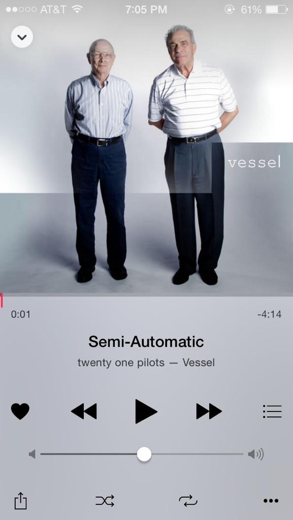 topsongsvs's tweet photo. RT if Semi-Automatic is your favorite song off of Vessel. http://t.co/dbHbw0fn7k