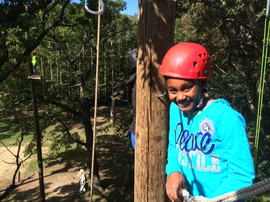 LBMS65's tweet photo. On the ropes course! #OutdoorEd #LB66 http://t.co/vkDLDm7wau