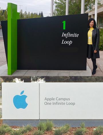 maureenyo's tweet photo. Invited to Cupertino Mothership Great to share the air with such creative people Wore my 1983 Apple II Forever tshirt http://t.co/wjoppb2P5k