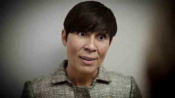 rykov's tweet image. Министр обороны Норвегии Ine Marie Eriksen Søreide. Угрожала поставить Россию на колени..