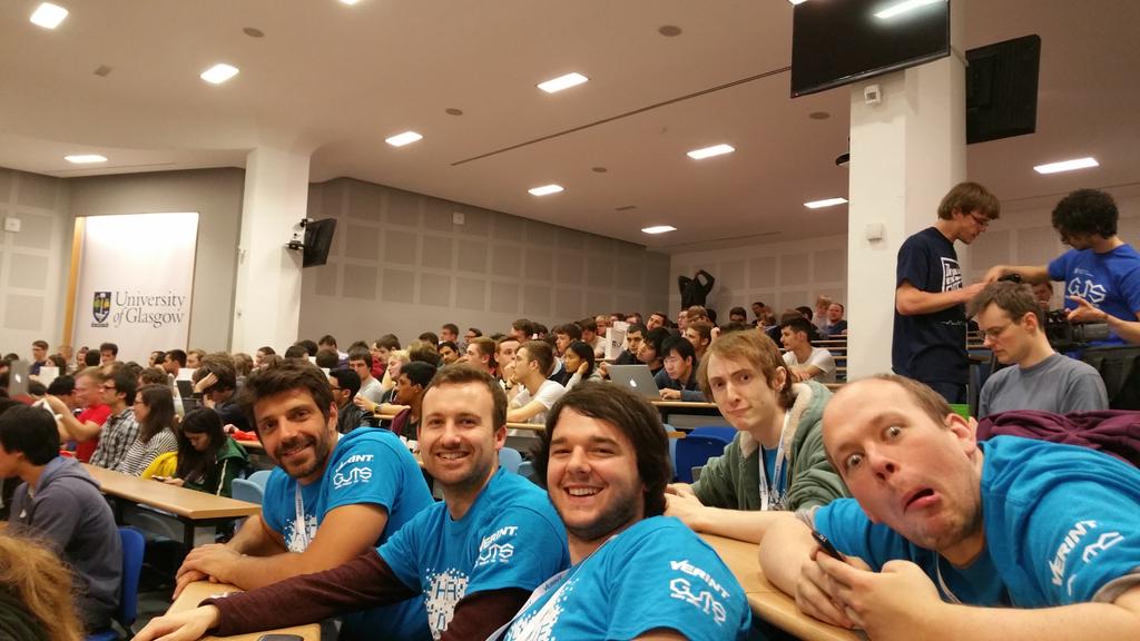 MadHaxGlasgow's tweet photo. Presentation time! 
#HACKTOTHEFUTUREGUTS2015 #DOYOUHAVETHEGUTS http://t.co/ZVfAtwXWS2