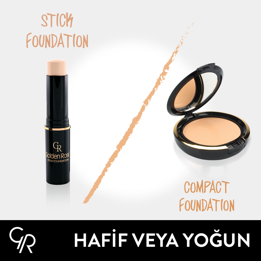GoldenRoseTr's tweet photo. Siz cildiniz için nasıl bir fondöten tercih ediyorsunuz: #StickFoundation mı, yoksa #CompactFoundation mı? http://t.co/ibw0RsVwrq