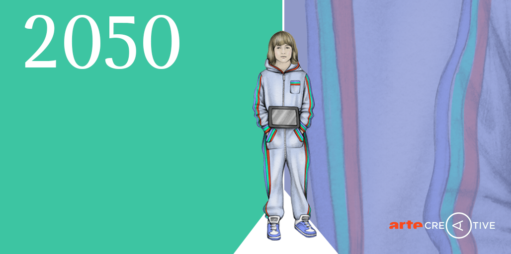 ARTEfr's tweet photo. L'enfant du futur sera géo localisable de la tête aux pieds : http://t.co/IHRVuv3Ll6 #FashionWeek #FASHIONISCOPE http://t.co/dPqlIZxRwu