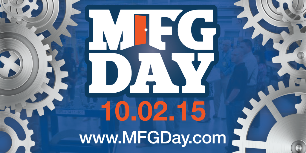 ShopFloorNAM's tweet photo. Happy #Manufacturing Day! How are you celebrating modern #mfg today? #MFGDay15 #WeAreMFG http://t.co/oLEkfckYUK http://t.co/fJKgS47nZm