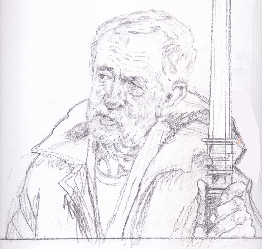 One of my sketches for the new cartoon strip 'Return of the Jezi' in the latest Private Eye <a href="/PrivateEyeNews/">Private Eye Magazine</a> out now!