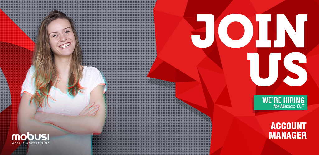 MOBUSICOM's tweet photo. We're hiring for #Mexico - #Account #Manager #Mobusi #job #advertising #mobile #marketing http://t.co/DfawLmWwuP http://t.co/7U7sb2vNyy