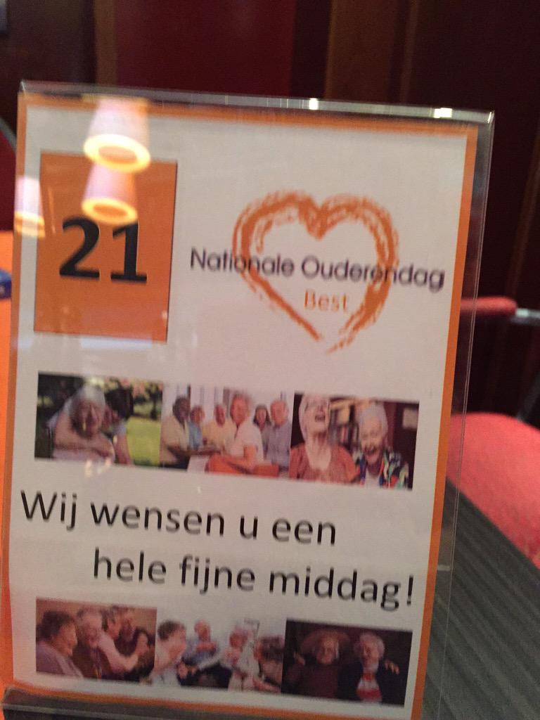 Nationale Ouderendag (@ouderendagbest) on Twitter photo 