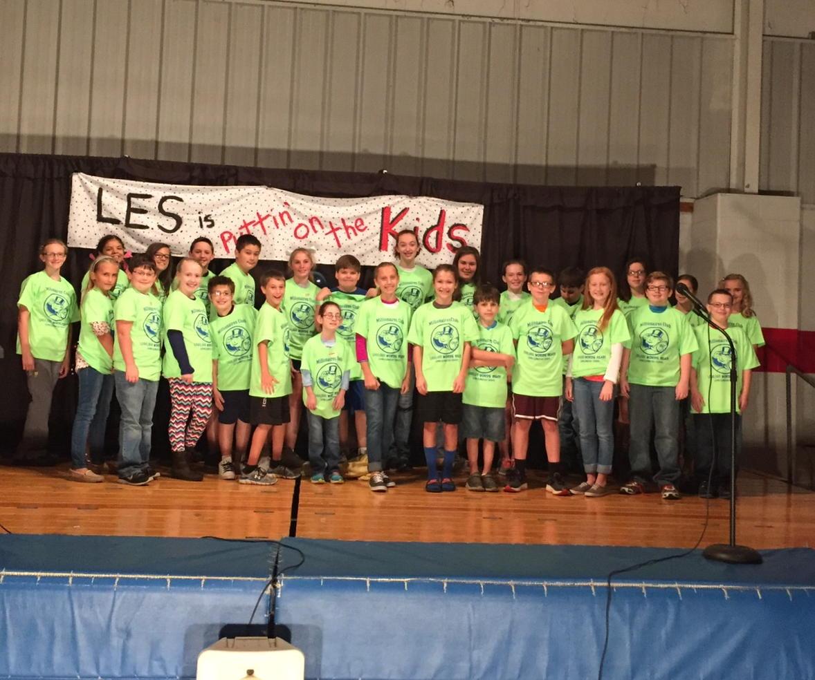 Leoma's "Millionaires Club" inductees! They've read over a million words each! We have awesome kids! #lcsspride