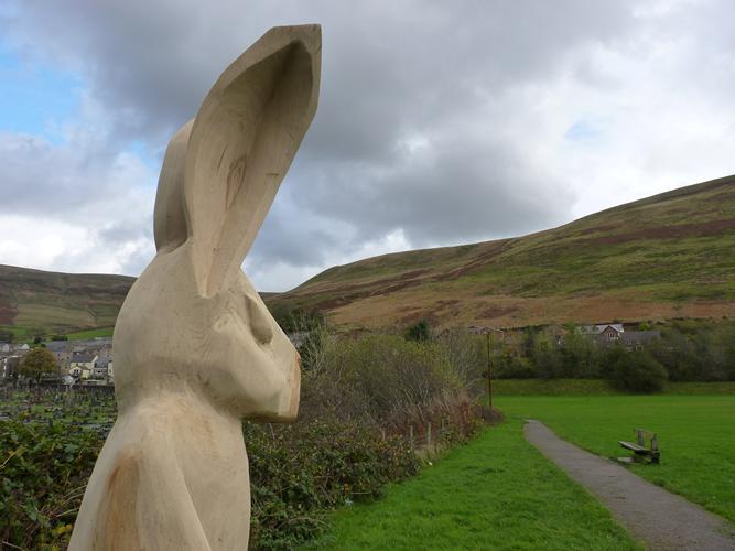 _visitbridgend's tweet photo. @IrrancaDaviesMP Can you see the Nantymoel #Naturekeeper looking back at you #Bridgend #Wales http://t.co/HoXIvwD8rP