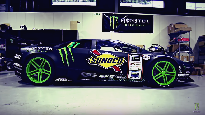 Japanese driver Daigo Saito teamed up with Monster Energy to build