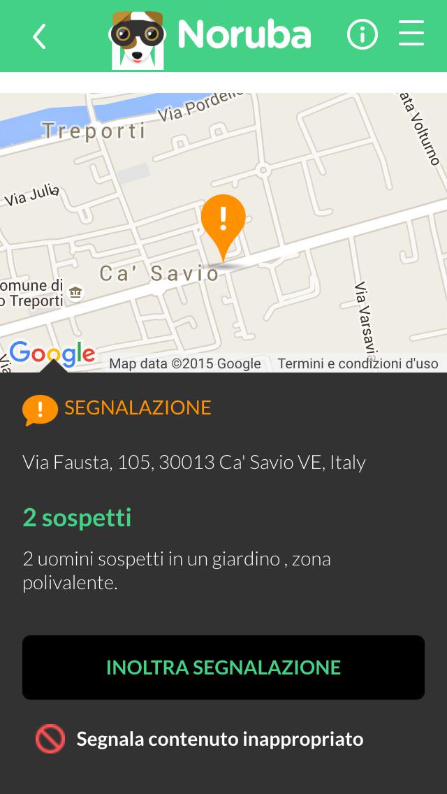InfoNoruba's tweet photo. Alcuni esempi di segnalazioni reali effettuate dagli Utenti Noruba alle proprie comunità. #Noruba #sicurezza #app http://t.co/ljr01FHKS8