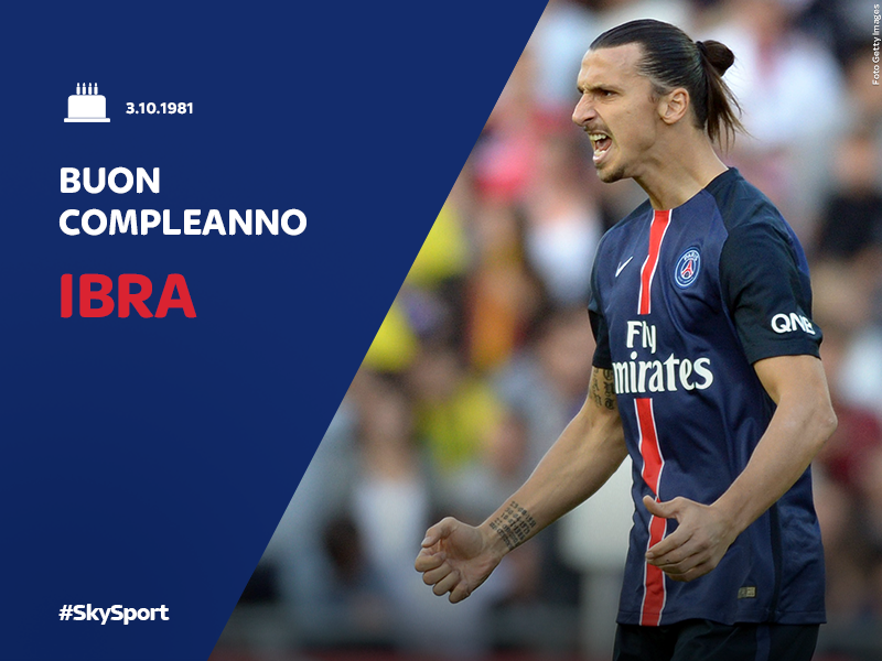 SkySport's tweet photo. Compie 34 anni un autentico fuoriclasse: @Ibra_official. #SkySport #CalcioTotale http://t.co/sLEHcYwd6X