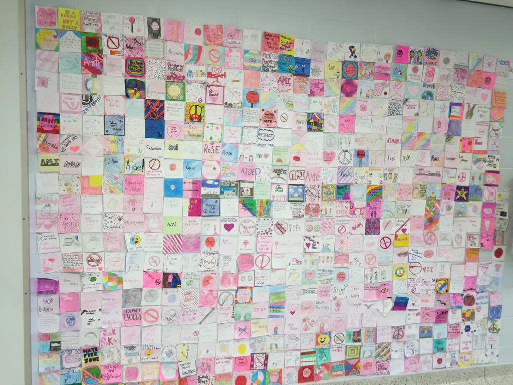 Malcolm's Caring Quilt!  #peacefulschools