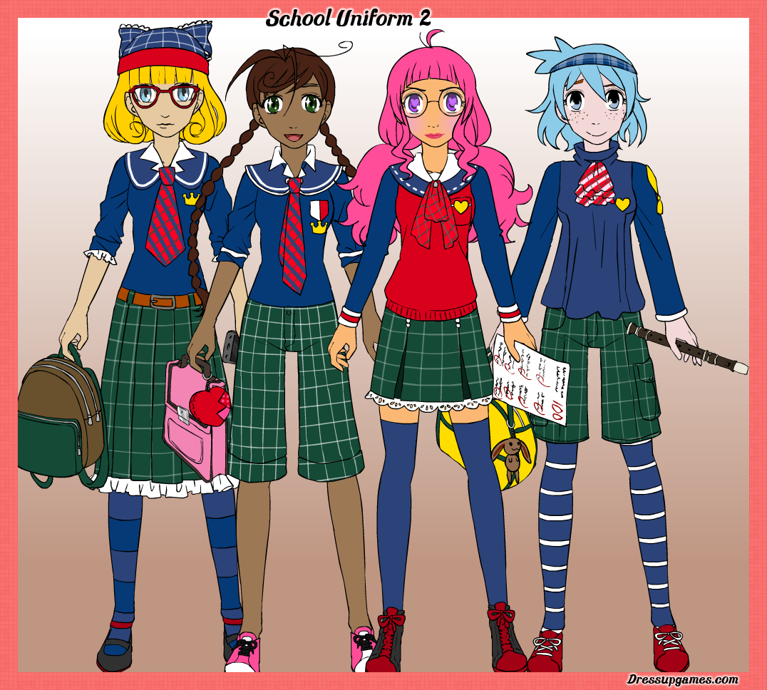 dress up game uniform school female and male students Which student uniforms is better for you personally in game ? : r/Osana