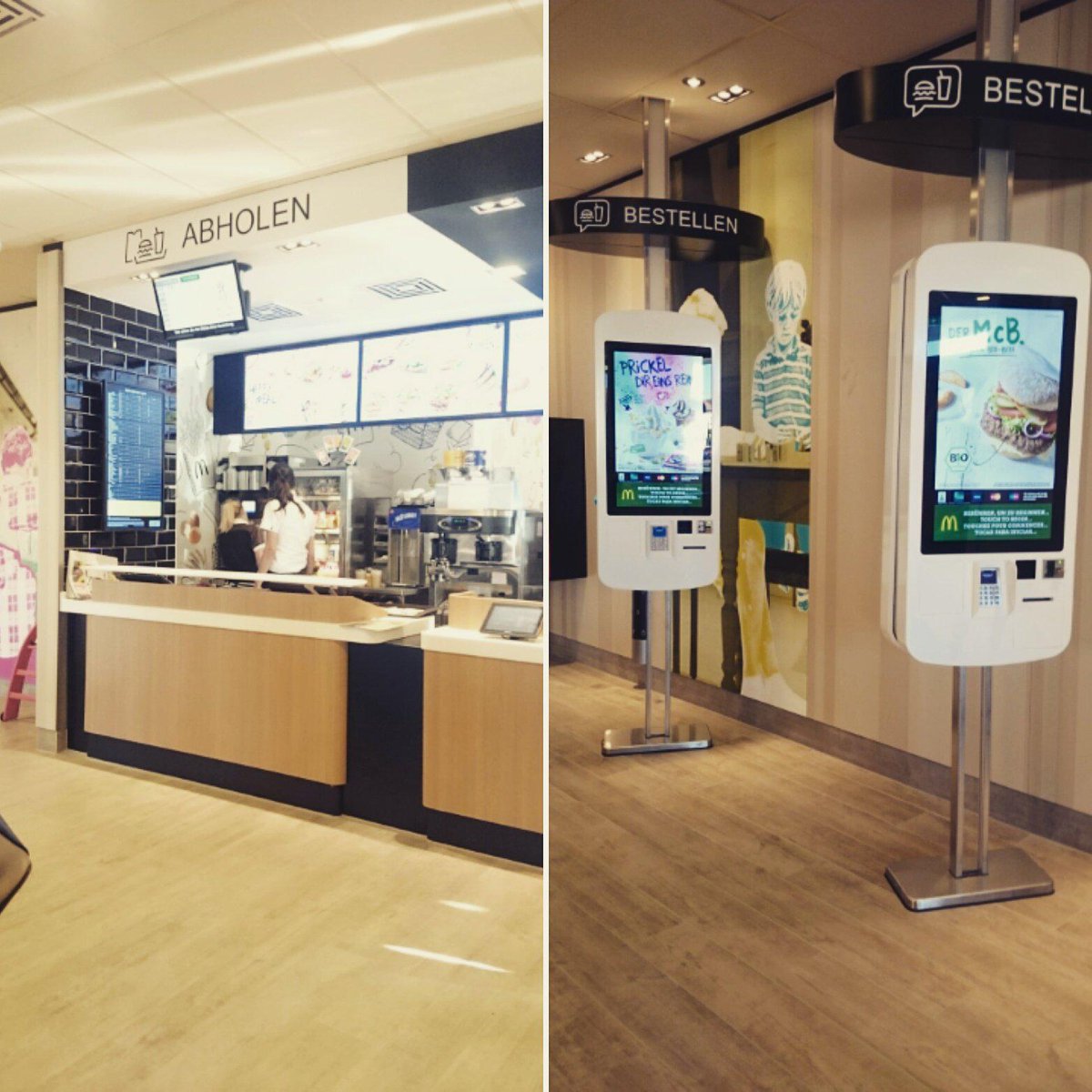 BiPiDuda's tweet image. Bestellen in einem der modernsten Mcs Deutschlands  #mcdonalds