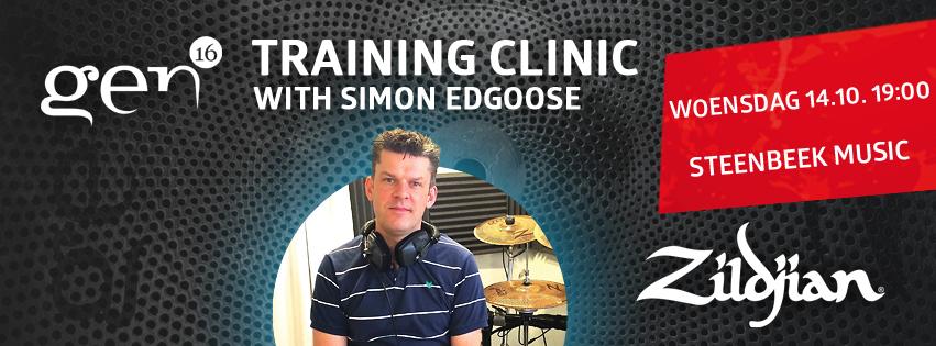 Training Clinic Simon Edgoose 14-10 19:00 Reserveren: info@steenbeekmusic.nl steenbeekmusic.nl/portfolio/simo… <a href="/ZildjianCompany/">Zildjian Company🌕</a>
